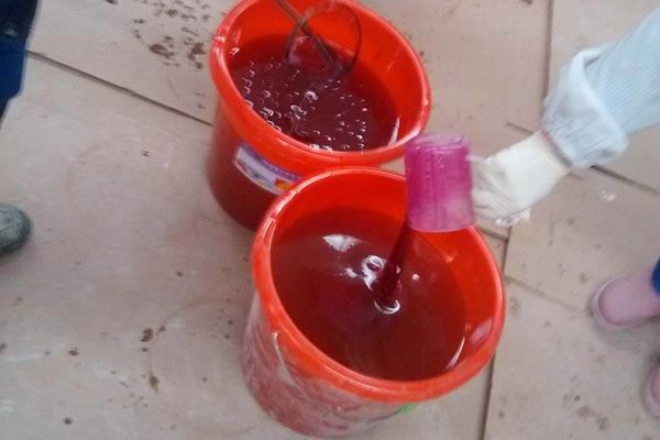 不饱和树脂调配