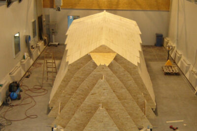 风力叶片阳模制造过程