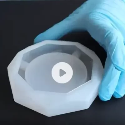 手工DIY树脂烟灰缸制作视频
