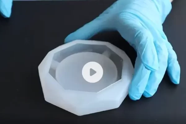 手工DIY树脂烟灰缸制作视频