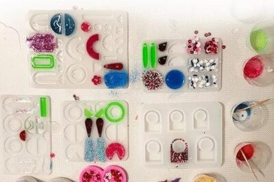 在硅胶模具中浇铸树脂的简单步骤