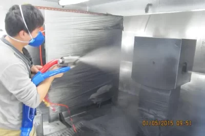 浇注树脂释放后如何去除PVA蓝色残留物？