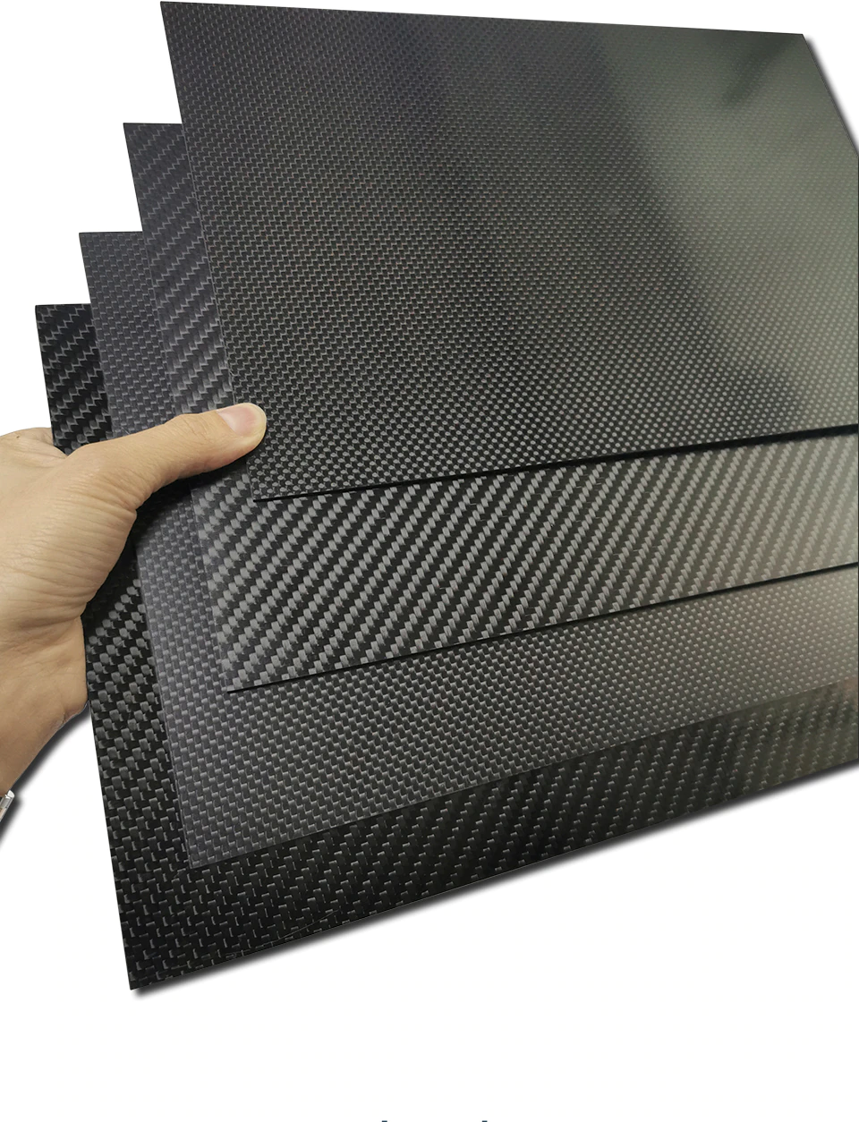 湿法手糊单面光碳纤维平板（经济聚酯树脂/碳纤维面板）