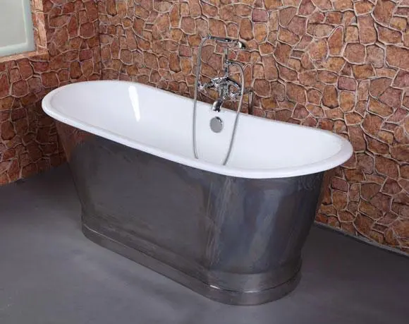 如何修复铸铁浴缸中的裂缝？