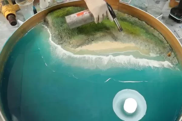 如何将环氧树脂应用于层压台面？