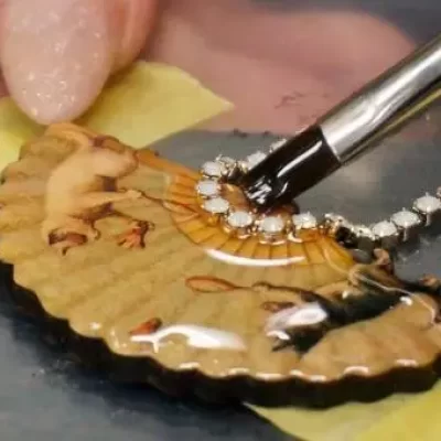 你能把树脂倒在照片上吗？