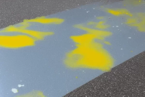 在物体上涂上树脂