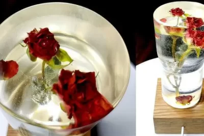 环氧树脂保存玫瑰花