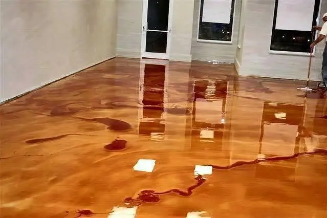 木地板上涂环氧树脂