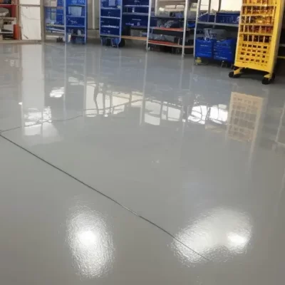 如何清洁白色环氧地坪？