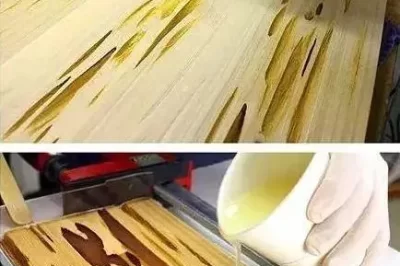 如何使环氧树脂看起来像木头？