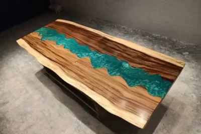 环氧树脂涂在桌面