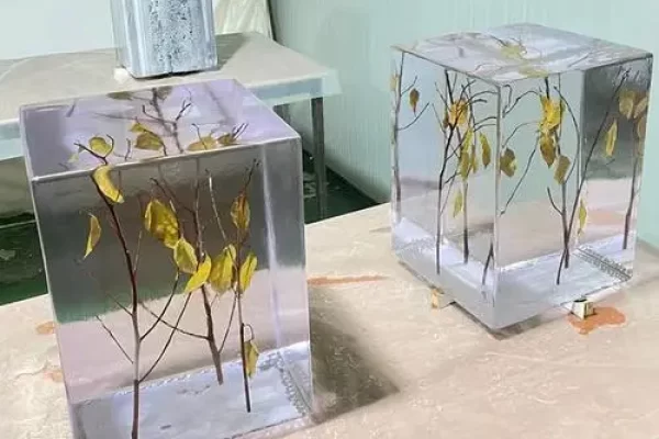 使环氧树脂看起来像玻璃