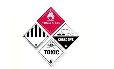 在环氧树脂的 MSDS 上可以找到一些危险符号。