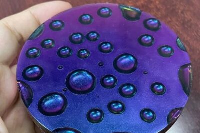 如何在树脂中制造水滴效果？