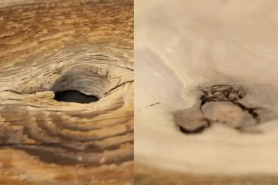 如何用环氧树脂修复木孔结和裂缝