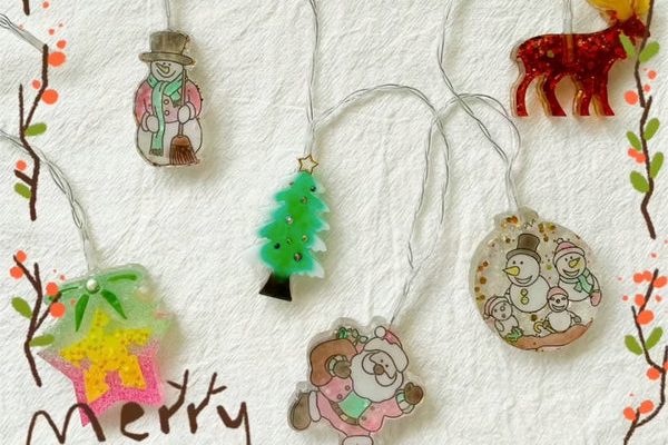 如何制作树脂圣诞饰品
