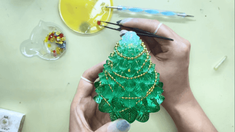 如何制作会发光的3D树脂圣诞树？ -22