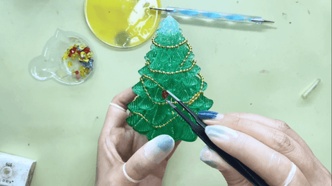 如何制作会发光的3D树脂圣诞树？ -23