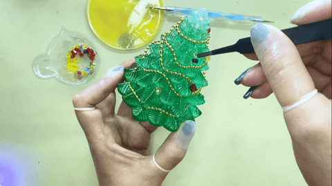 如何制作会发光的3D树脂圣诞树？ -27