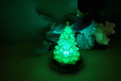 如何制作会发光的3D树脂圣诞树？
