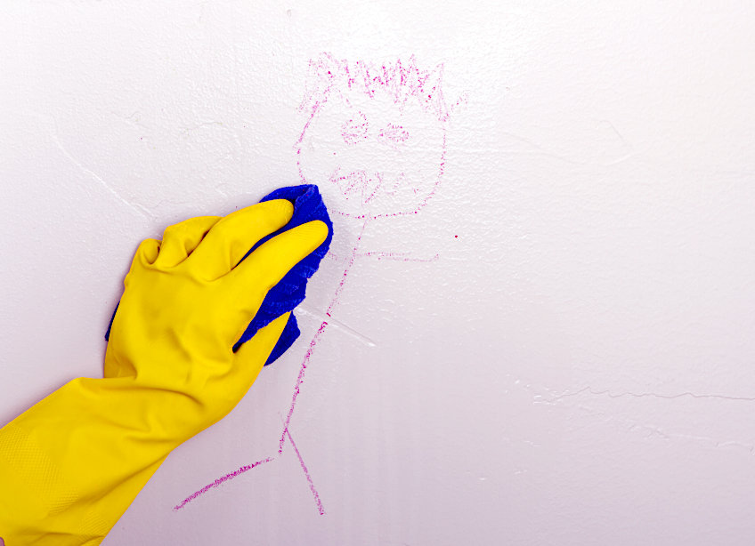 如何用平面漆清洁墙壁 – 哑光漆维护