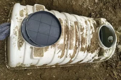 玻璃钢化粪池井口做法