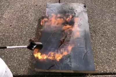 树脂用打火机烧能燃起来吗