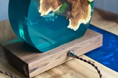 带 LED 灯的环氧树脂木灯 – 教程