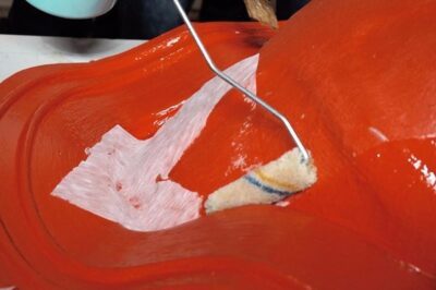 手工铺层的表面准备