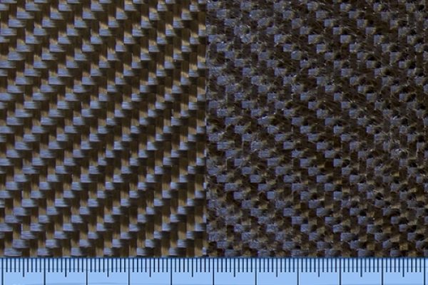 200 克碳纤维布 - 斜纹编织面纱背衬