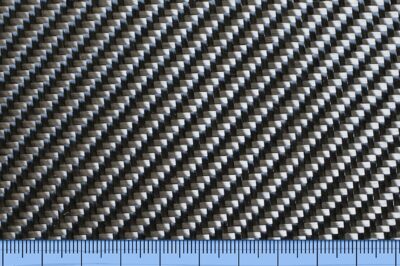 245 克斜纹编织碳纤维布 - 1.25 米宽