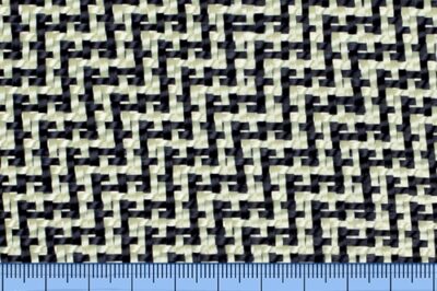 碳/芳纶混合 160 克斜纹编织