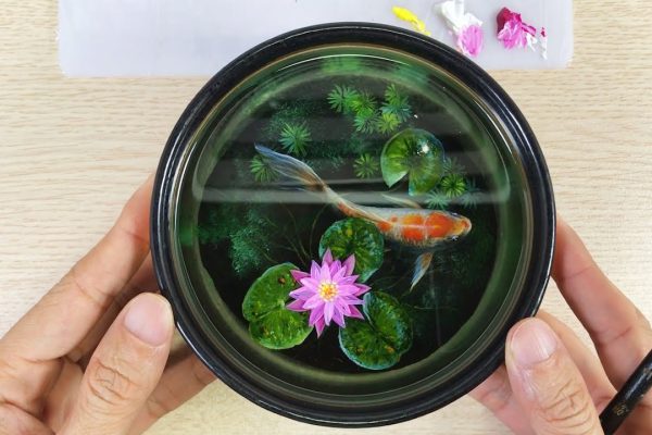 如何制作令人惊叹的分层树脂画